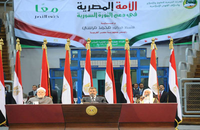 الرئيس يوجه عددًا من الرسائل المحلية والإقليمية والدولية لنصرة سوريا