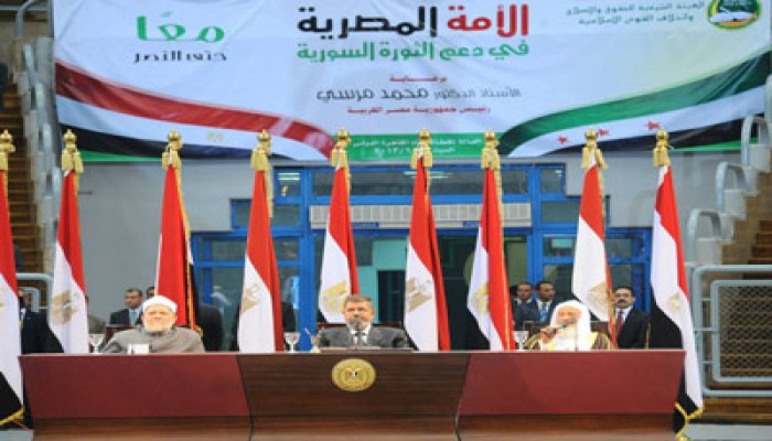 الرئيس يوجه عددًا من الرسائل المحلية والإقليمية والدولية لنصرة سوريا