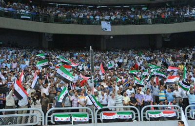 الرئيس مرسي: أرض الكنانة تئنُّ لما يحدث لأبناء الشعب السوري