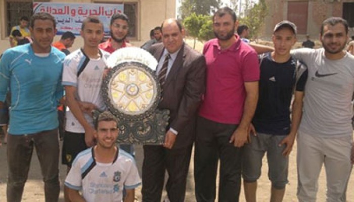 "الحرية والعدالة" يكرم الفائزين بدورتي كرة قدم بدمياط
