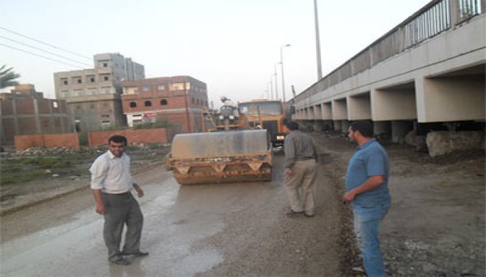 دمياط.. "الحرية والعدالة" يساهم برصف 5 طرق داخلية بالبصارطة