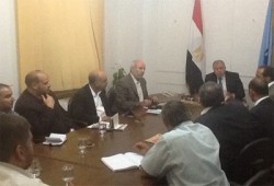 "الحرية والعدالة" يلتقي محافظ القاهرة لتطوير وضبط محطات المترو