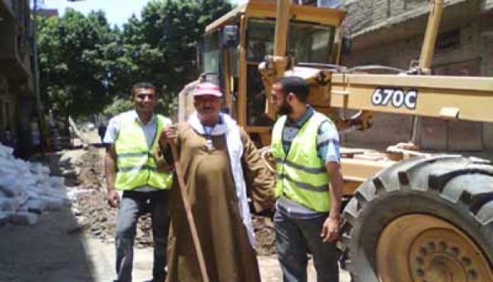 حملات نظافة للحرية والعدالة بالمنيا ضمن "معًا نبني مصر"