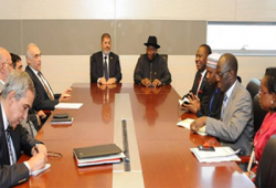 الرئيس مرسي يؤكد أهمية تنمية محور مصر مع نيجيريا وجنوب إفريقيا