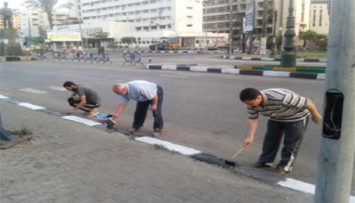 سوقان خيريان وحملة لتنظيف الميادين ضمن "معًا نبني مصر" ببورسعيد