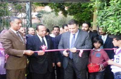 ياسين يفتتح أعمال التطوير بمركز شباب السيدة نفيسة