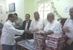 "الحرية والعدالة" بالمنوفية يكرم 52 من العمال المثاليين