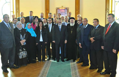 الرئيس مرسي يستقبل اتحاد الجمعيات والمؤسسات الأهلية