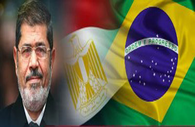 الرئيس مرسي يصل مساء اليوم إلى البرازيل