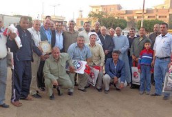 "الحرية والعدالة "بالمنوفية يكرم 120 عاملاً وموظفًا مثاليًّا بـ"بركة السبع"