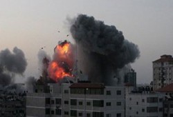 استشهاد فلسطيني بغارة صهيونية في غزة