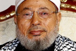 العلامة القرضاوي يزور غزة في الثامن من شهر مايو المقبل