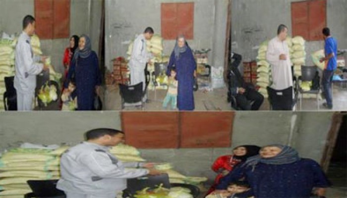 للمرة الثالثة معرض للحرية والعدالة بالشرقية لبيع السلع الغذائية بمشتول السوق‎