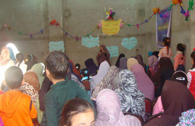 "ارسم بسمة" حملة للحرية والعدالة بفاقوس لمساعدة الأرامل والأيتام