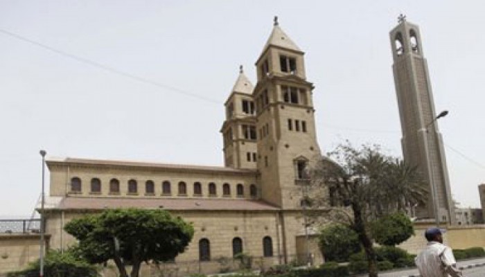 وفد من رئاسة الجمهورية يصل مقر الكاتدرائية المرقسية