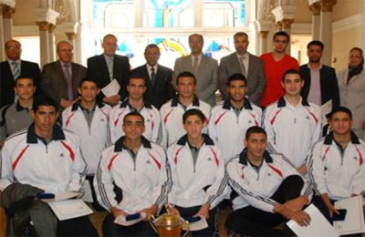 غنيم يكرم منتخب الطائرة الفائز ببطولة أمم إفريقيا ويؤجل امتحانات طلابه