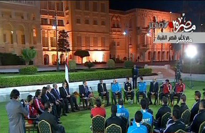 الرئيس مرسي يعقد لقاء شاملاً لتكريم الرياضيين أصحاب الإنجازات