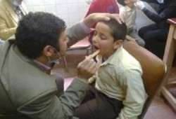 قافلة طبية لـ"الحرية والعدالة" بالدقهلية لعلاج أسنان طلاب منية النصر