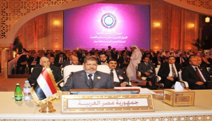 الرئيس مرسي بقمة الدوحة: مصر اليوم قادرة على القيام بدورها الريادي