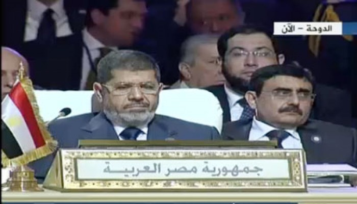 الرئيس مرسي يشارك في الجلسة المغلقة للقمة العربية