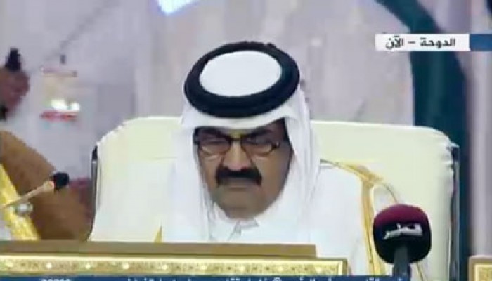 أمير قطر يقترح قمة عربية مصغرة بالقاهرة لتحقيق الوحدة الفلسطينية