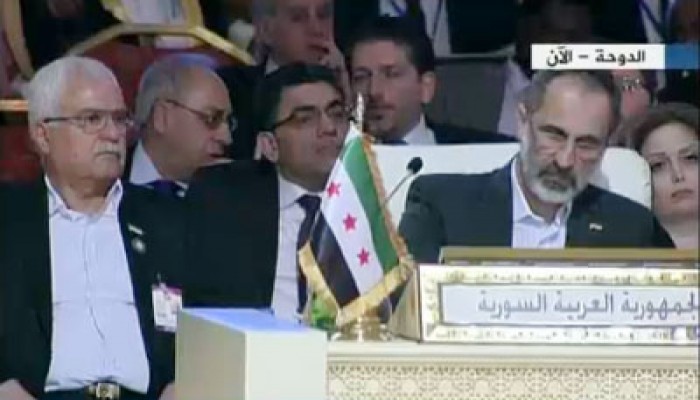 المعارضة تتسلم مقعد سوريا بالجامعة العربية