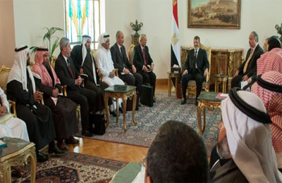 الرئيس مرسي يوجه بزيادة ميزانية تنمية المشروعات بشمال سيناء