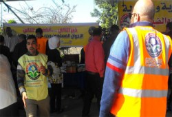 معرض خيري لـ"الحرية والعدالة" لخدمة عمال الصلب بالدخيلة