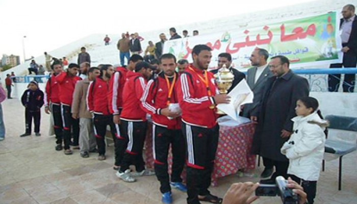 "الحرية والعدالة" بمطروح يختتم الدوري الرياضي للمصالح الحكومية