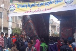 معارض لـ"الحرية والعدالة" لمحاربة جشع التجار بالمنيا