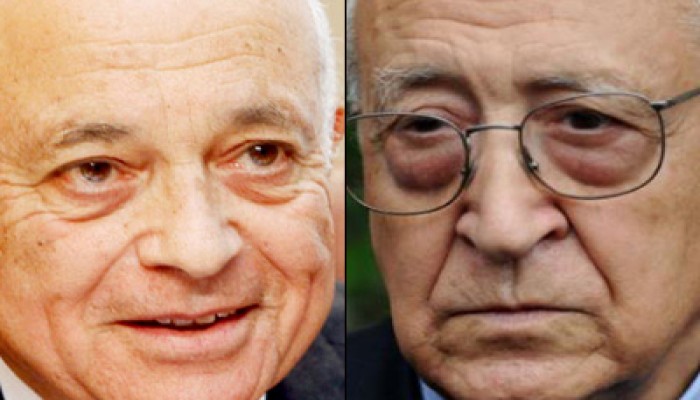 العربي يلتقي الإبراهيمي لبحث مستجدات الوضع السوري