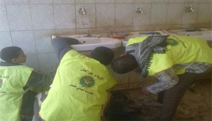 حملات نظافة في إبشاق بالمنيا