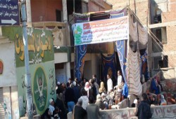 1100 مستفيد في قافلة طبية لـ"الحرية والعدالة" بالدقهلية