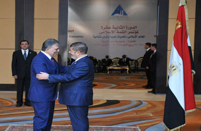 مرسي وجول يبحثان اليوم تدعيم العلاقات الاقتصادية والأزمة السورية