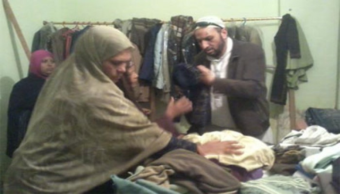 "الحرية والعدالة" يوزع ملابس و300 بطانية على الفقراء بالسويس