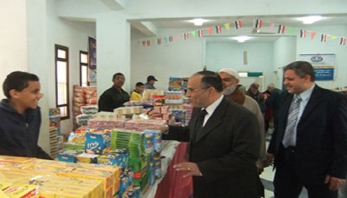 بدر الفلاح يفتتح معرض خيري لـ"الحرية والعدالة" بشبين الكوم