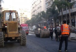 ندوتان تثقيفيتان وحملة لرصف الطرق برعاية الحرية والعدالة بالإسكندرية