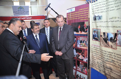 الرئيس مرسي يفتتح الملتقى الأول لمؤسسات المجتمع المدني