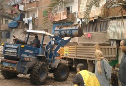 حملة نظافة ناجحة لشريط قطار الإسكندرية برعاية الحرية والعدالة