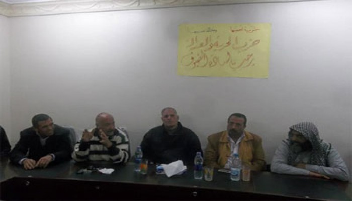 "الحرية والعدالة" بالفيوم يبحث مشاكل أهالي طامية