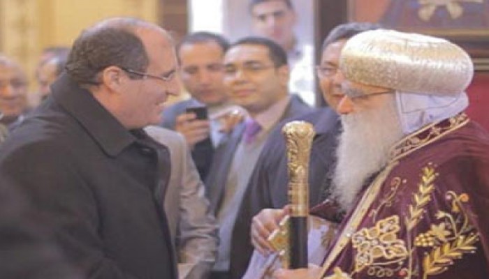 وفد للحرية والعدالة بالبحيرة يقدم التهنئة للأقباط بعيد الميلاد