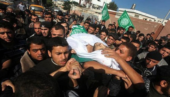 278 شهيدًا حصيلة اعتداءات الصهاينة على غزة خلال 2012