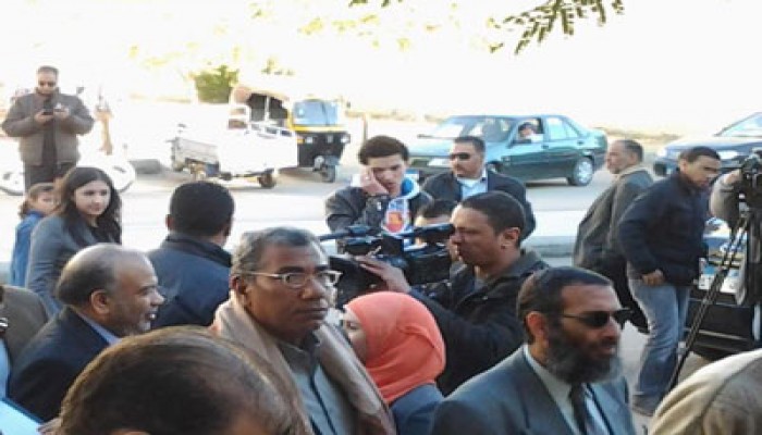 رئيس حزب الحرية والعدالة يدلي بصوته بالسادس من أكتوبر