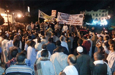 وقفة للقوى الإسلامية بأسوان لمطالبة الرئيس بقرارات ثورية جديدة