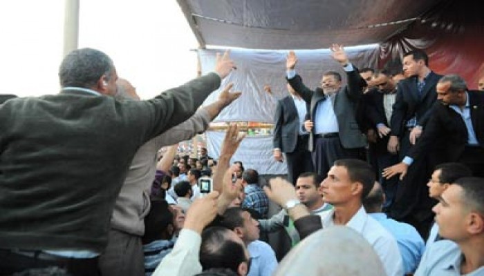 مرسي أمام "الاتحادية": لا يمكن أن أنحاز ضد أحد من أبناء مصر