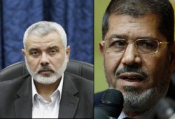 الرئيس مرسي وهنية يبحثان هاتفيًّا جهود وقف العدوان على غزة