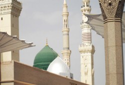 السماء تحتفي بضيوف الرحمن في المدينة المنورة