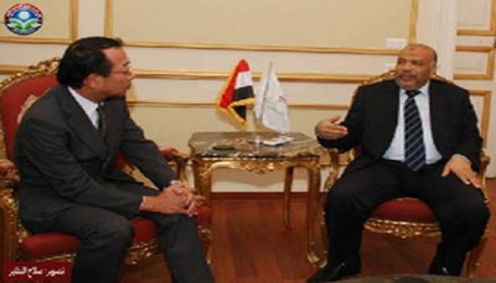 السفير الياباني يلتقي د. الكتاتني ويدعوه لزيارة اليابان