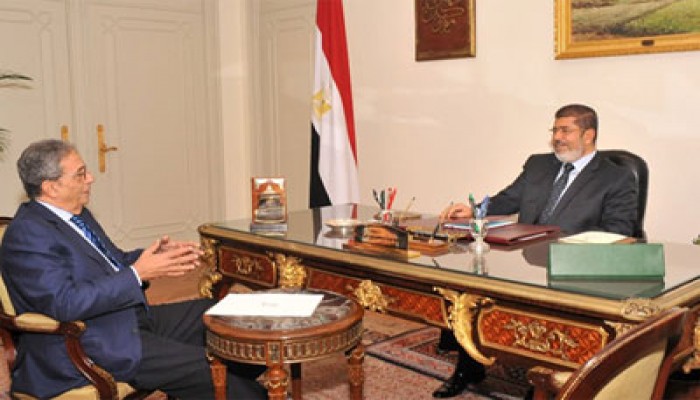 الرئيس مرسي في لقائه بموسى وصباحي: دعوتي للحوار مفتوحة للجميع