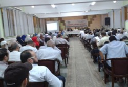 "اعرف دستورك" ندوة تثقيفية لشباب "الحرية والعدالة" بالفيوم